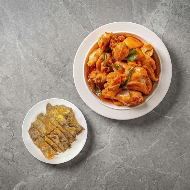 도리담다 세트메뉴 도리담다 육전세트